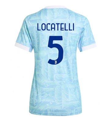 Juventus Manuel Locatelli #5 Udebanetrøje Dame 2025-26 Kort ærmer
